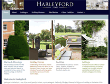 Tablet Screenshot of harleyford.co.uk